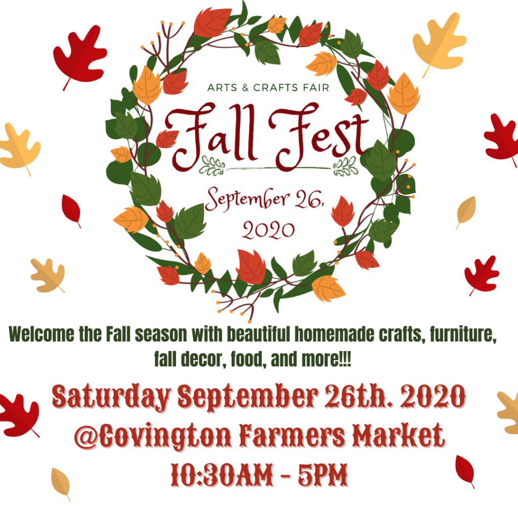 Fall Fest Arts & Craft Show Olde Town Covington